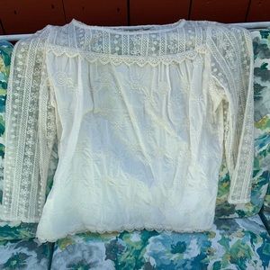 Hinge white top extra small